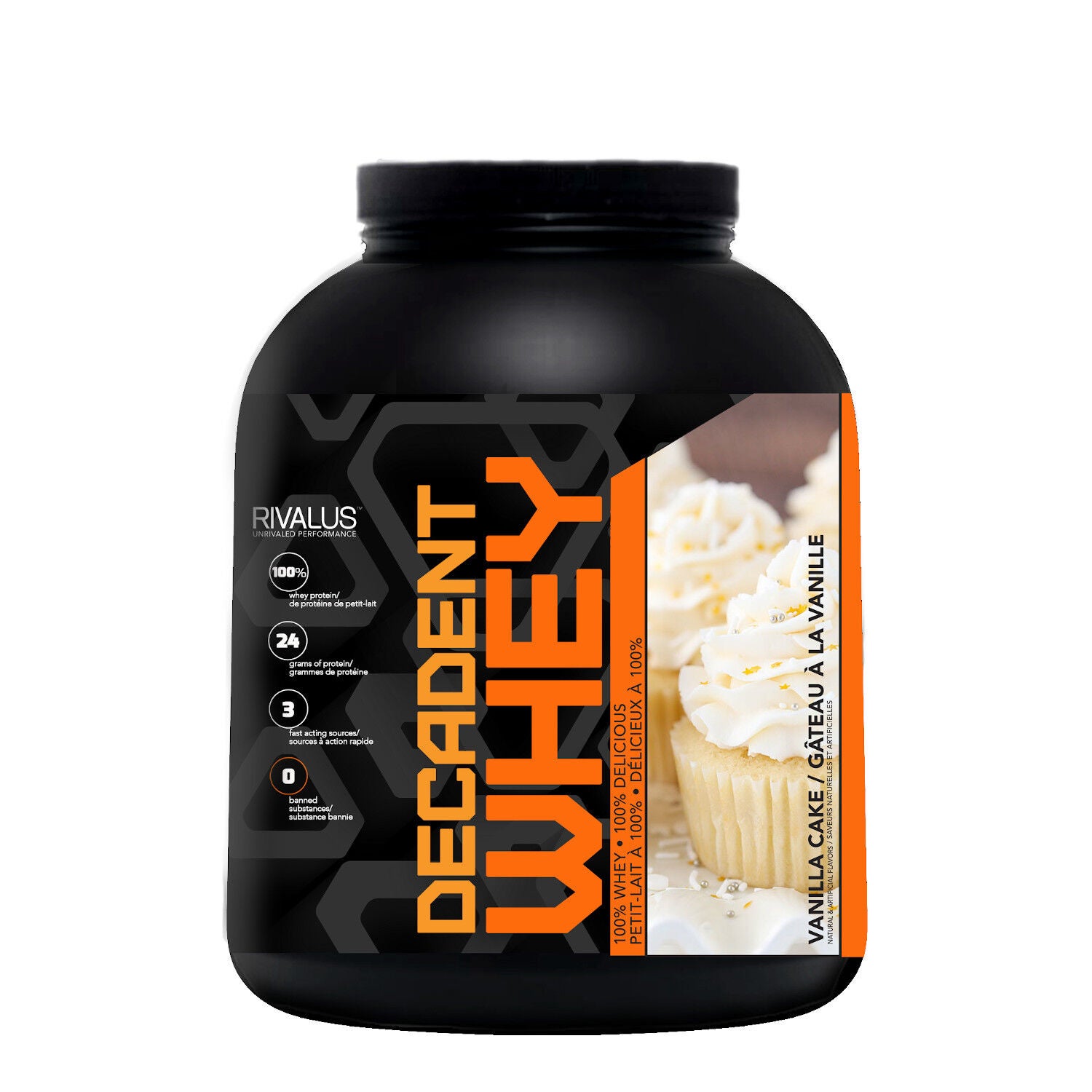 DECADENT WHEY - Vanilla Cake Vanilla Cake | GNC